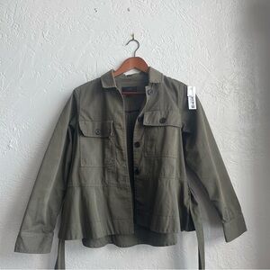 Olive Green Women's Jacket J. Crew